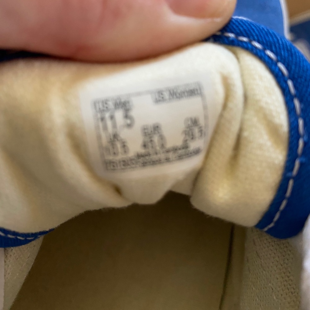 Men’s Blue Vans